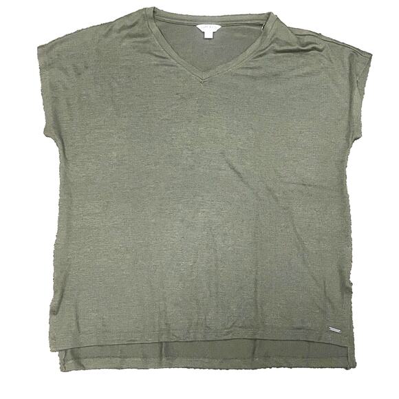 Orvis Large Green V-Neck T-Shirt - Picture 1 of 3
